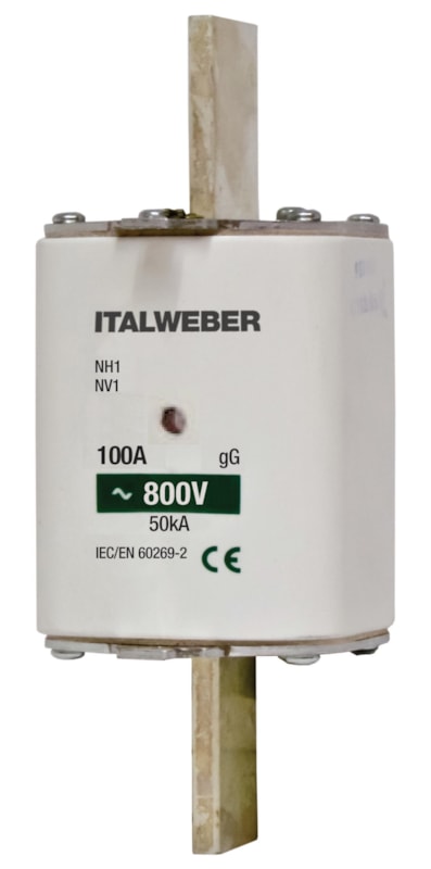 ITALWEBER 1634920 Fus NH-00 gG 20A 800V AC - pack of 3 pcs