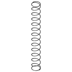 GUTEKUNST D-090W-04 compression spring, box of 12