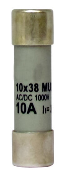 ITALWEBER 1489200 Fus 10,3x38 gR 0,5A 1000V AC/DC multi - pack of 10 pcs