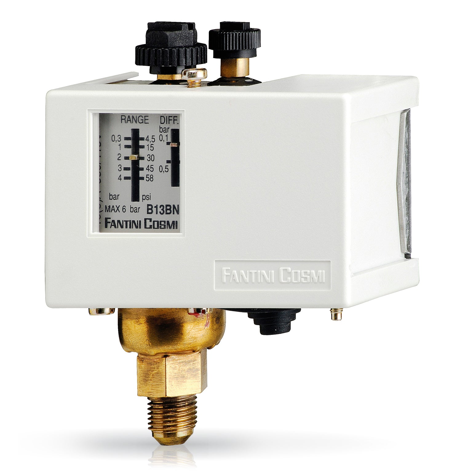 FANTINI COSMI B13BN - Pressure switches up to 10 bar with low adjustable differential