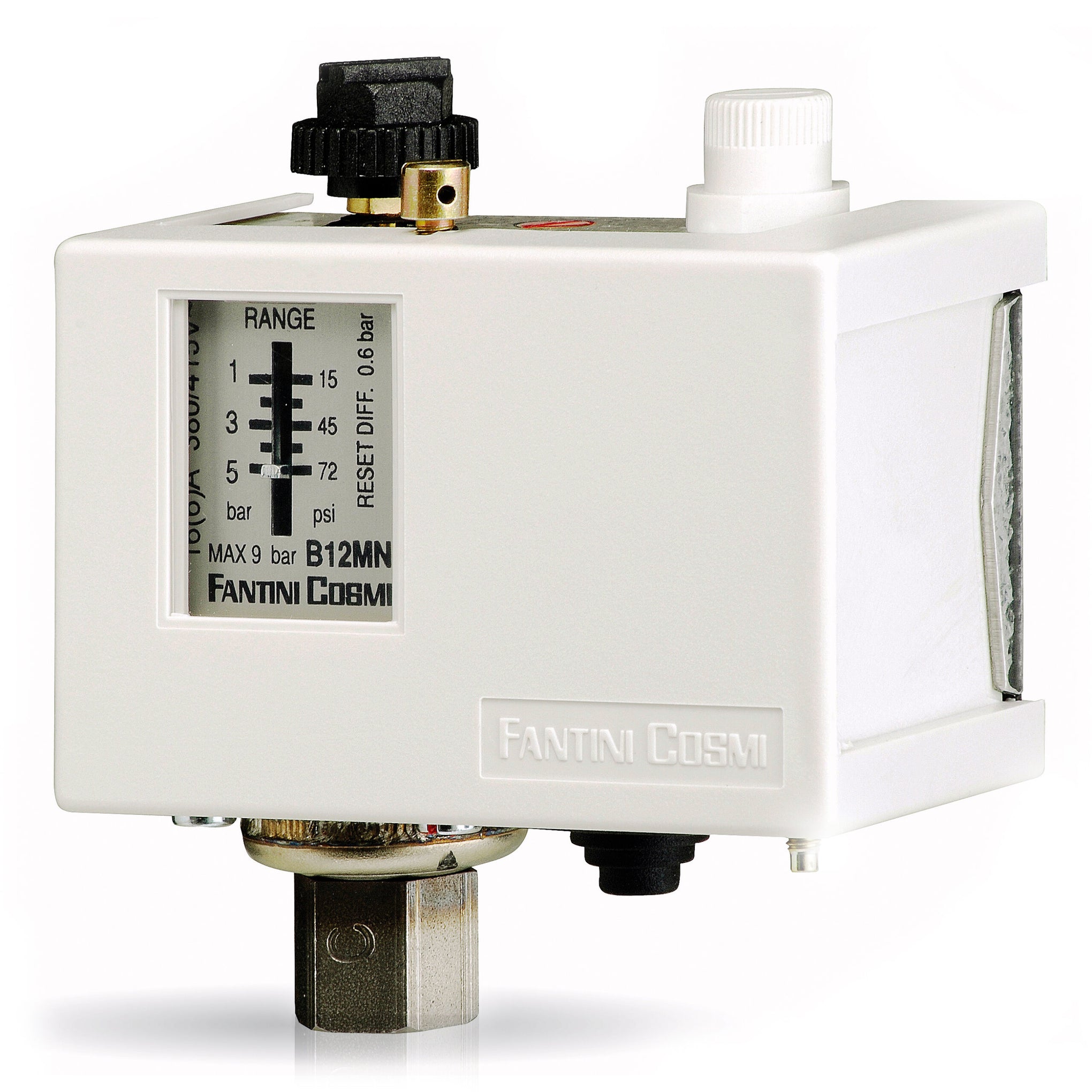 FANTINI COSMI B12MN - Blocking pressure switches with manual reset