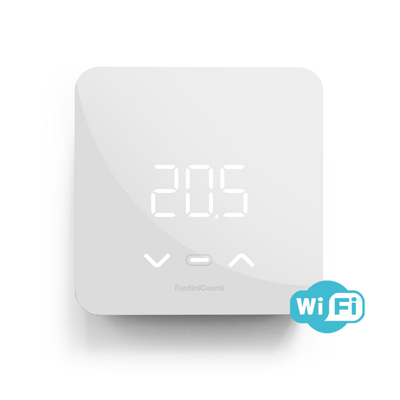 FANTINI COSMI C800WIFIQ - Led Programmable Thermostat with Smart functions, batteries power supplied