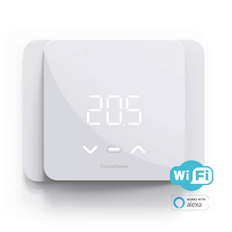 FANTINI COSMI C800WIFIR - Led Programmable Thermostat with Smart functions, batteries power supplied