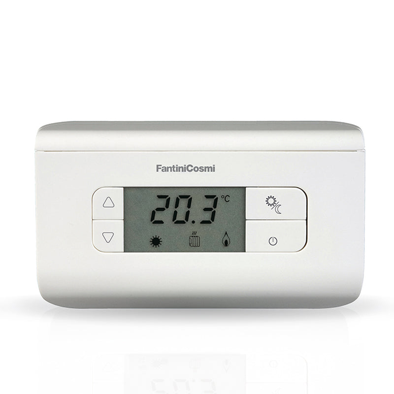 FANTINI COSMI CH115RF - Radio frequency room thermostat, with batteries, 3 temperature levels