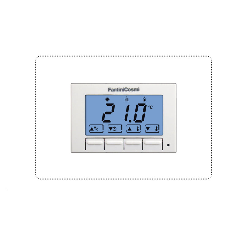 FANTINI COSMI CH121 - Flush mounting thermostat, with batteries (kit)