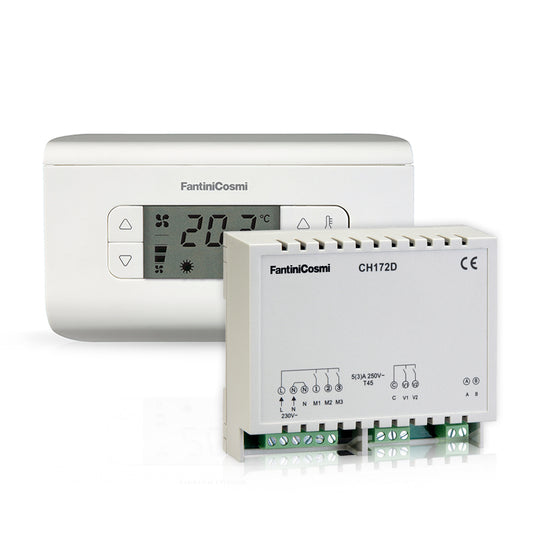 FANTINI COSMI CH130RR - Room thermostats for fan-coils, 3 speeds, with remote relay