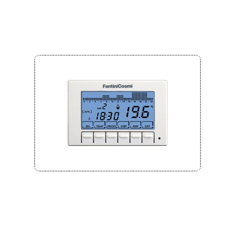 FANTINI COSMI CH143A - Flush mounting programmable thermostat, 230VAC (KIT)