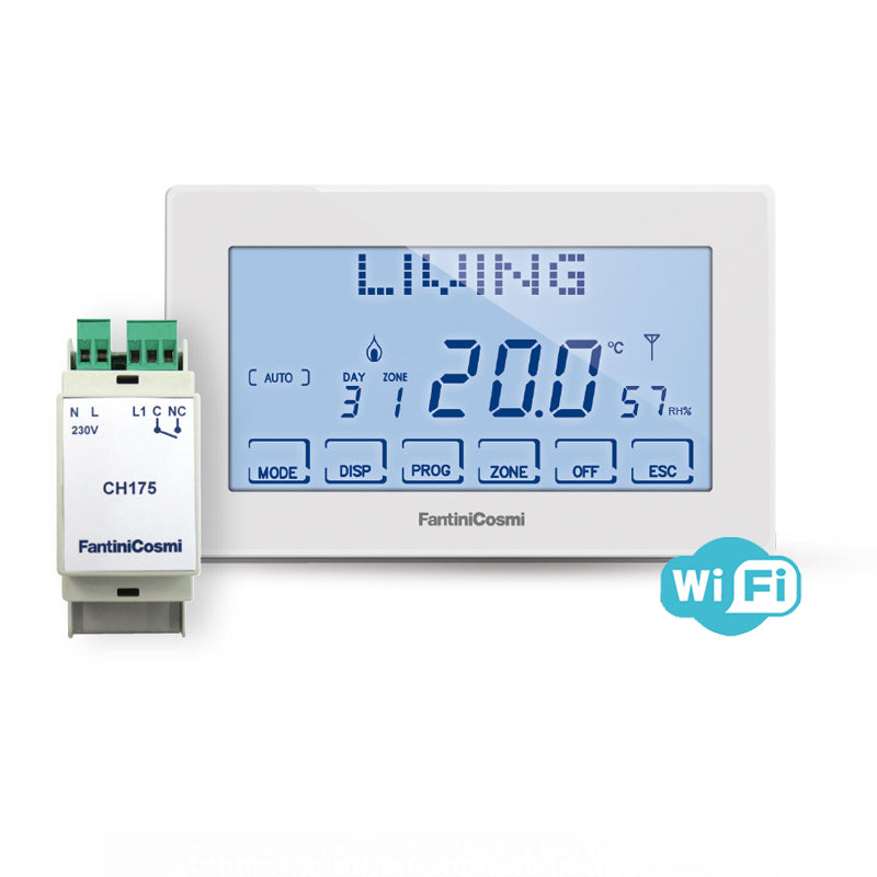 FANTINI COSMI CH180RFRWIFI - Preset and ready-to-use Wireless thermoregulation kit with wifi connection and remote actuator