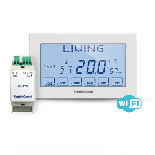 FANTINI COSMI CH180RFRWIFI - Preset and ready-to-use Wireless thermoregulation kit with wifi connection and remote actuator