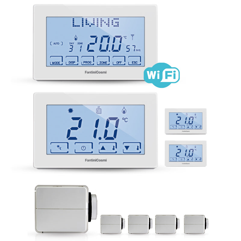 FANTINI COSMI CH180T3K5 - Wireless 4-zone thermoregulation kit with WiFi connection