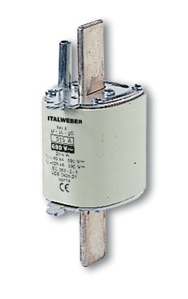 ITALWEBER 1570100S Fus NH00 gG/CP-S 100A 690V - pack of 3 pcs