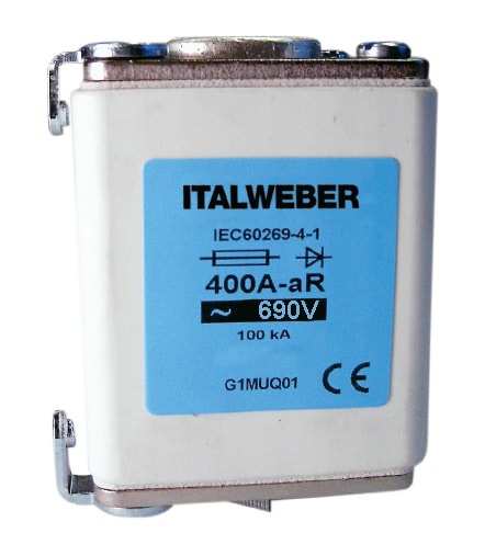 ITALWEBER 1760100MT Fus A2-69ET gR 400A 500V TS - pack of 1 pcs