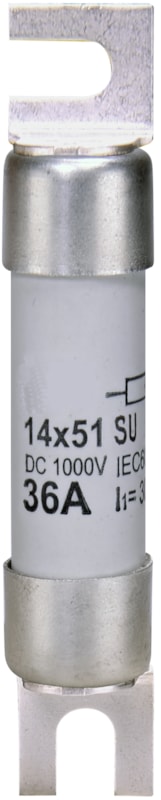 ITALWEBER 1465070SU Fus 14x51 gPV 20A 1000Vdc - Fis a vite - pack of 10 pcs