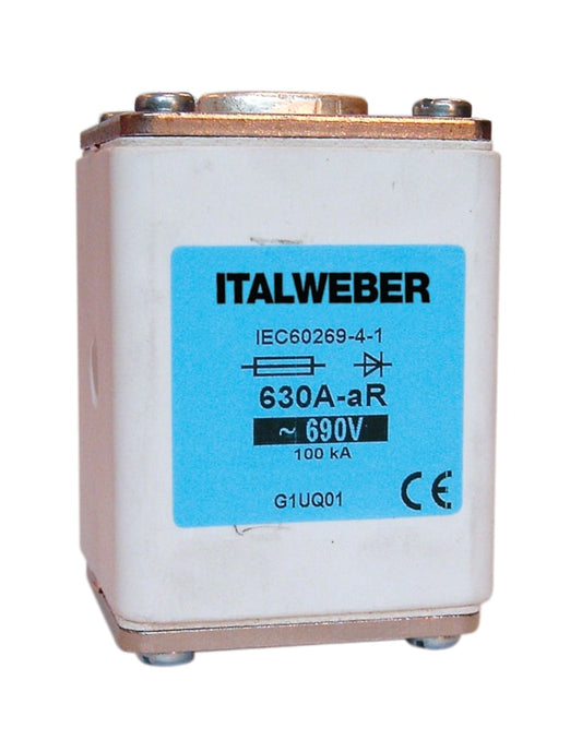 ITALWEBER 1760080A Fus A1-69ET gR 125A 500V TS - pack of 1 pcs