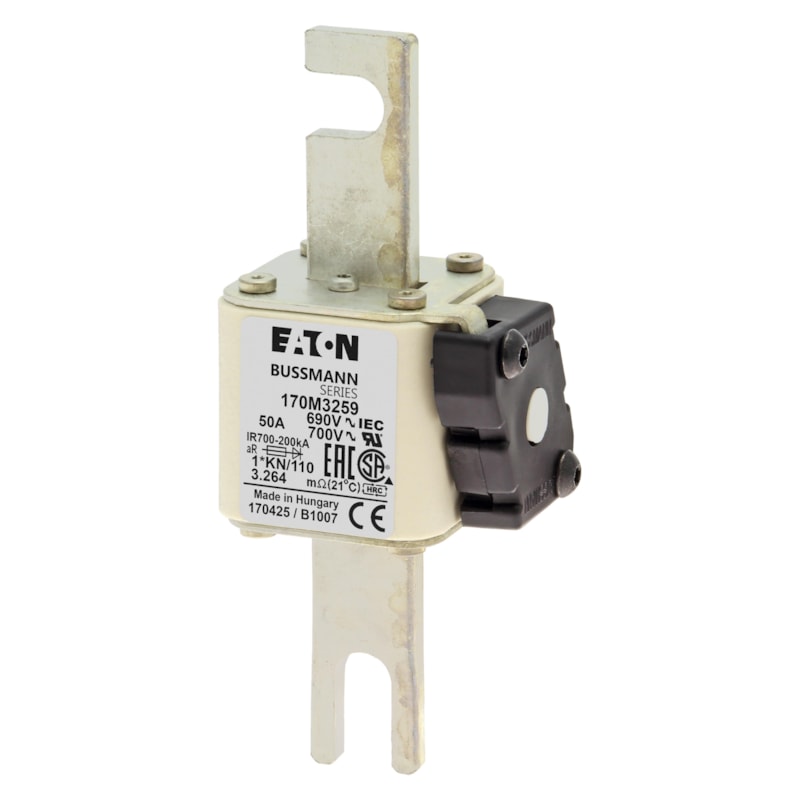 ITALWEBER 1751250K Fus A1-69E D8 250A 690V - Tipo K - pack of 1 pcs
