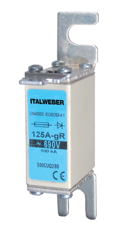 ITALWEBER 1720080G Fus NH000 E/80 gR 80A 690V - pack of 3 pcs