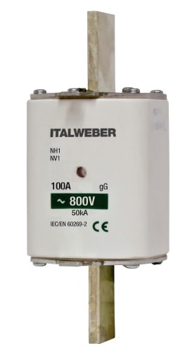 ITALWEBER 1635400 Fus NH-3 gG 400A 800V AC - pack of 3 pcs