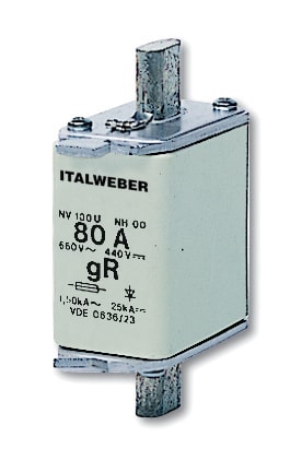 ITALWEBER 1539016T Fus NH-00C ARC gR 16A 690V con perc - pack of 3 pcs