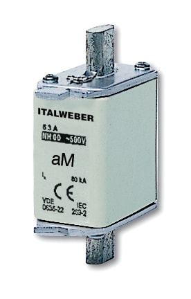 ITALWEBER 1603025 Fus NH00 KTF aM 25A 690V - pack of 3 pcs