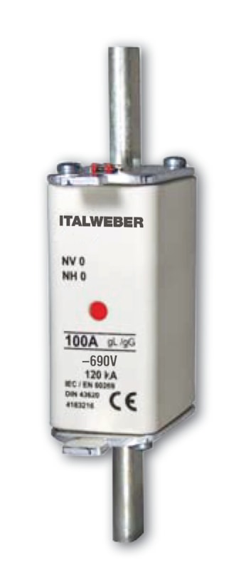 ITALWEBER 1605010 Fus NH0 KTF gG 10A 690V - pack of 3 pcs