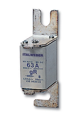 ITALWEBER 1554100 Fus NHL00 gR 100A 690V - pack of 3 pcs