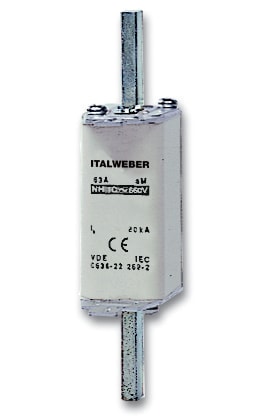 ITALWEBER 1507016 Fus NH0 KTF aM 16A 690V - pack of 3 pcs