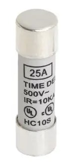 ITALWEBER 1800201H Fus UL10F-600 1A 600V - Tipo H - pack of 10 pcs