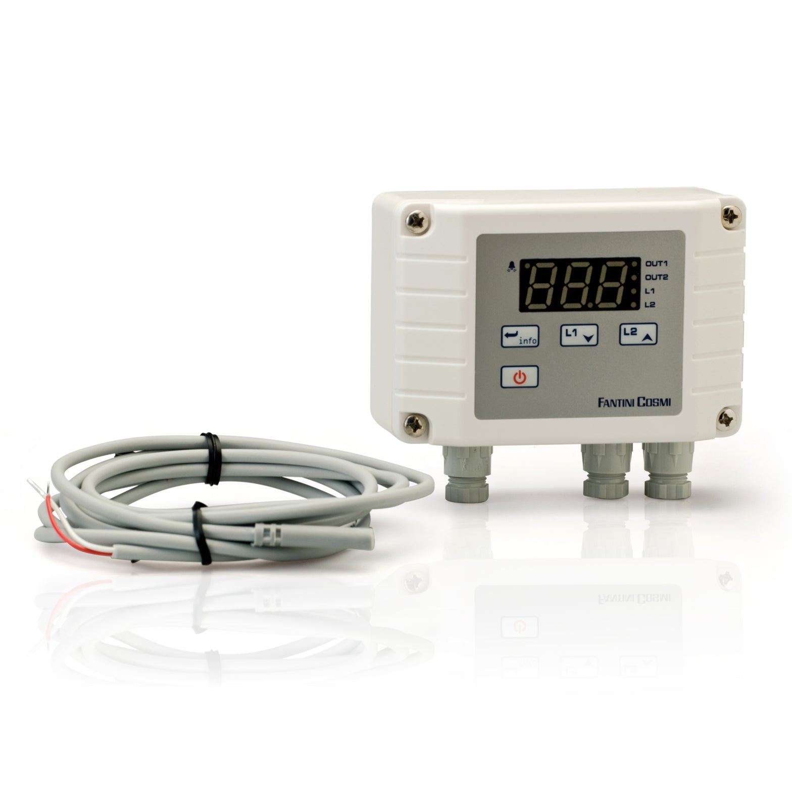 FANTINI COSMI L04BM2A - ON/OFF thermostats with 1 or 2 outputs wall mounting