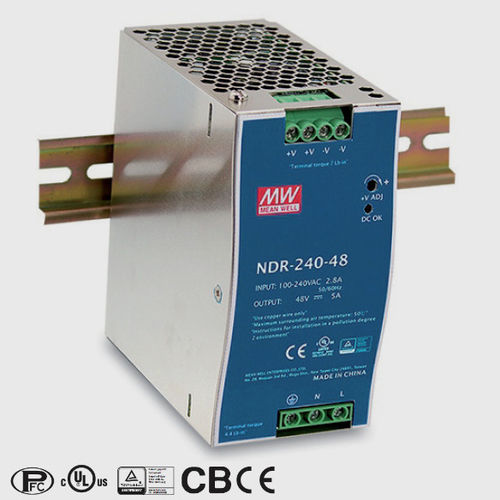BETA SENSORIK NDR-240-24 - Mean Well Power Supply - Mounting Accessories available from Euroshop USA