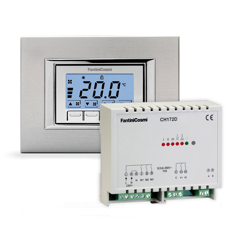 FANTINI COSMI CH133RR - Flush mouting room thermostats for fan-coils with remote actuator
