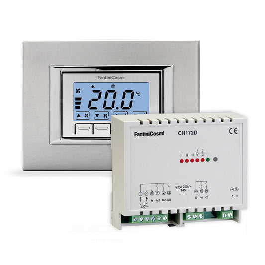FANTINI COSMI CH133RR - Flush mouting room thermostats for fan-coils with remote actuator