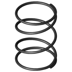 GUTEKUNST D-233E-22 compression spring, box of 12
