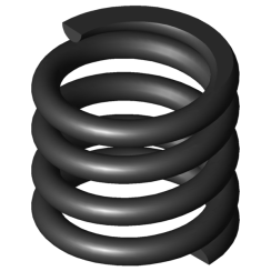 GUTEKUNST D-233T-12 compression spring, box of 12