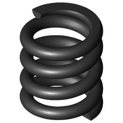 GUTEKUNST D-234BA-10 compression spring, box of 12