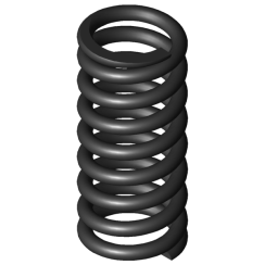 GUTEKUNST D-313L-02 compression spring, box of 12