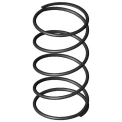 GUTEKUNST D-313R-01 compression spring, box of 12
