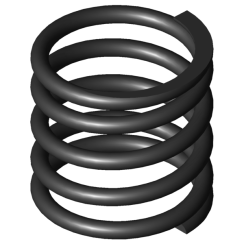 GUTEKUNST D-349A-02 compression spring, box of 12