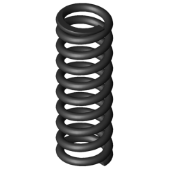 GUTEKUNST D-364R-07 compression spring, box of 12