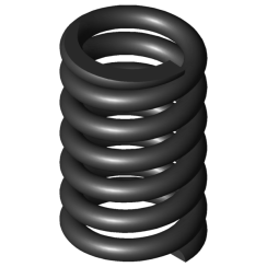 GUTEKUNST D-414M-01 compression spring, box of 12